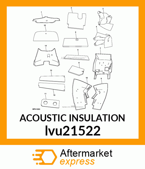 ACOUSTIC INSULATION lvu21522