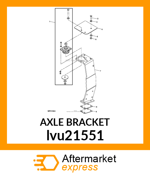 AXLE BRACKET lvu21551