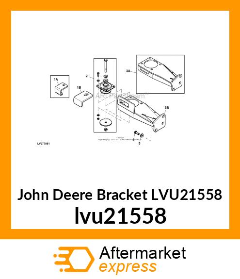 BRACKET, PLAQUE lvu21558