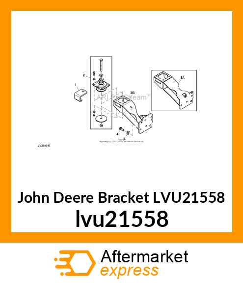 BRACKET, PLAQUE lvu21558