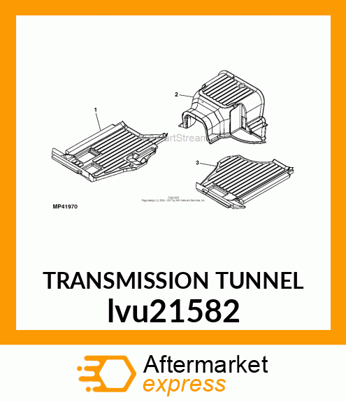 TRANSMISSION TUNNEL lvu21582