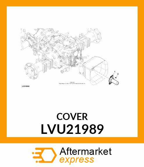 COVER, COVER, SHAFT LVU21989