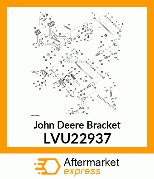 WIREFORM, SEAT BRACKET SUPPORT LVU22937