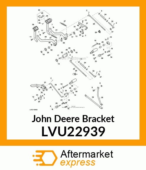 WIREFORM, PARK BRAKE SUPPORT LVU22939