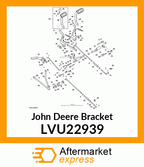 WIREFORM, PARK BRAKE SUPPORT LVU22939