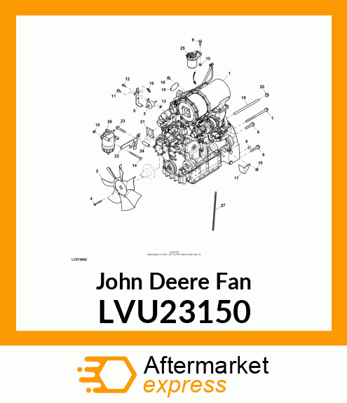 FAN, ENGINE LVU23150