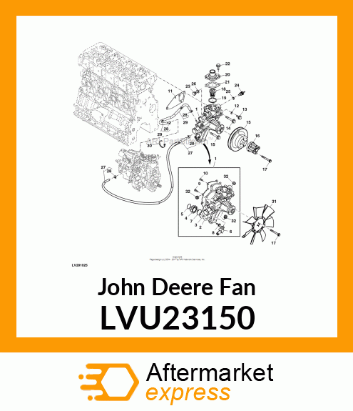 FAN, ENGINE LVU23150