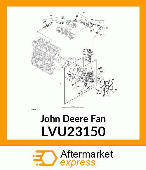 FAN, ENGINE LVU23150