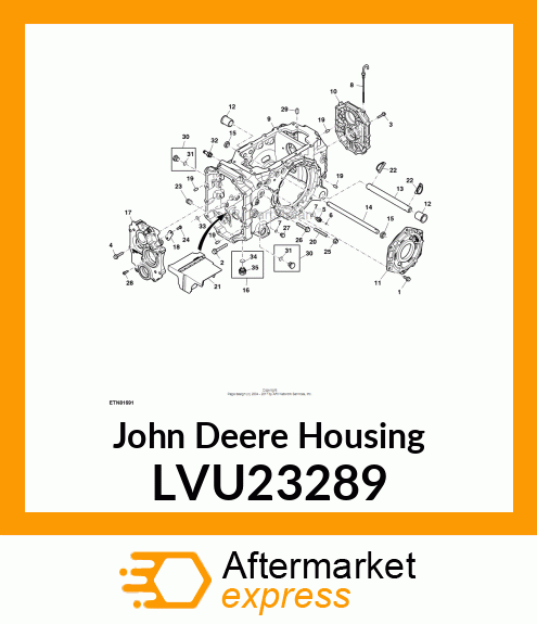 HOUSING, DIFFERENTIAL CASE 4 SERIES LVU23289