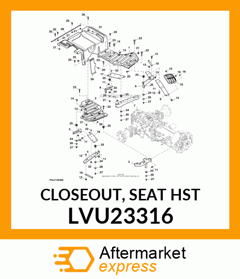 CLOSEOUT, SEAT HST LVU23316