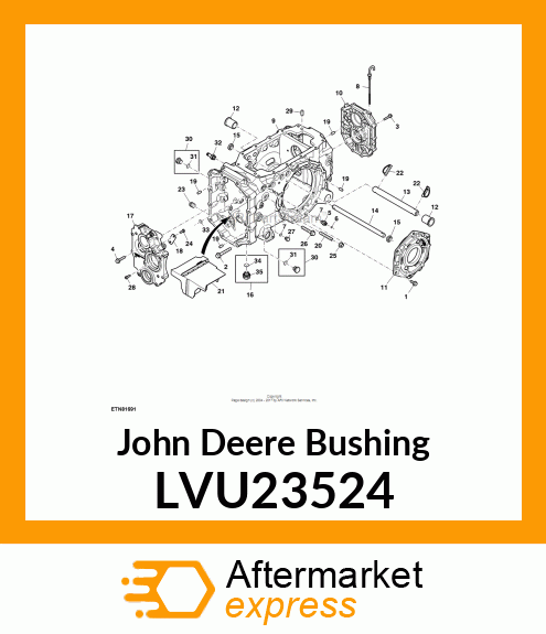 BUSHING, DIFFERENTIAL CASE, DRAFT L LVU23524