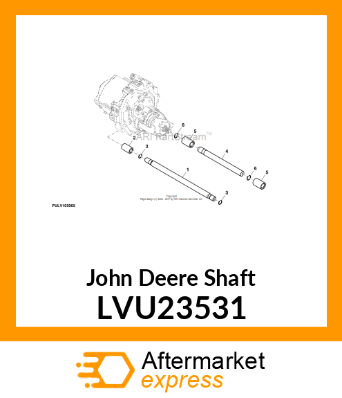 SHAFT, HST TO PTO LVU23531