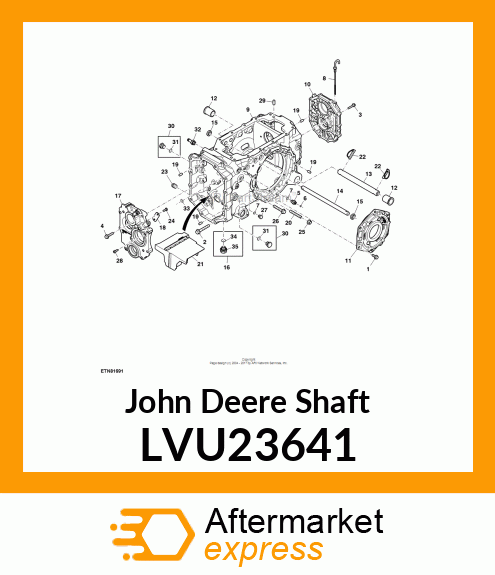 SHAFT, PARK BRAKE 4 SERIES LVU23641