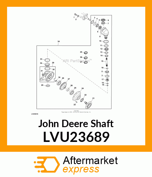 SHAFT, SHAFT, OUTPUT LVU23689