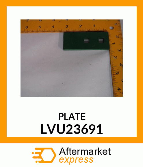 PLATE, PLATE, UPSTOP LVU23691