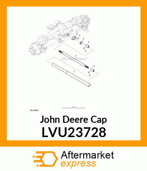 CAP, END FLANGE LVU23728