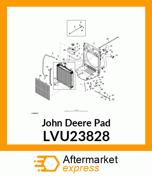 PAD, PAD, FOAM LVU23828