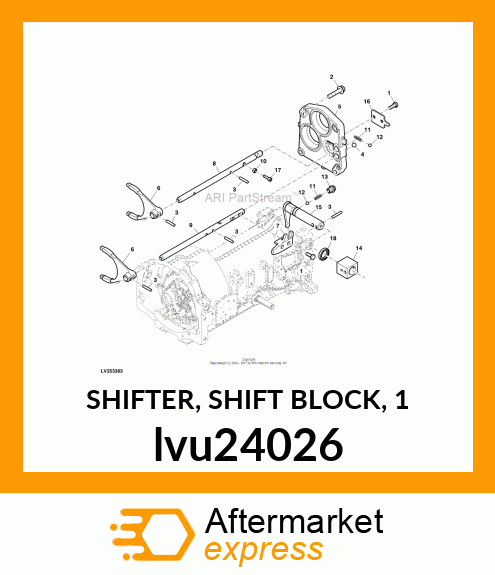 SHIFTER, SHIFT BLOCK, 1 lvu24026