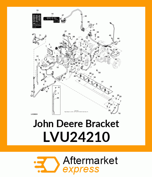 BRACKET, FUSE LINK LVU24210