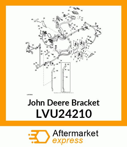 BRACKET, FUSE LINK LVU24210