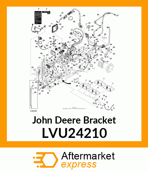 BRACKET, FUSE LINK LVU24210