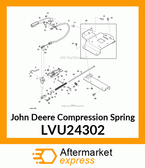 SPRING, BRAKE (1026R EU) LVU24302