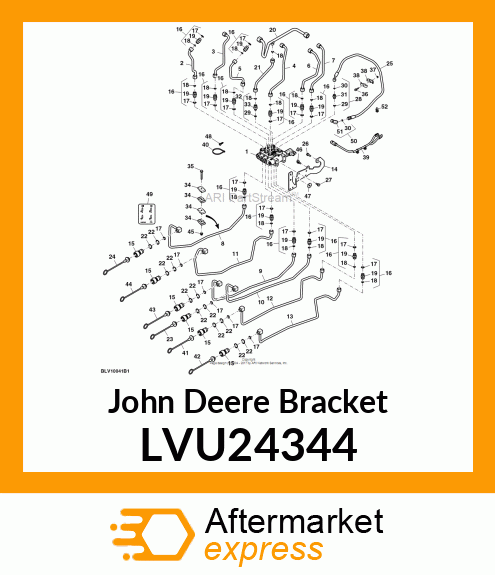 BRACKET, DIVERTER KIT MOUNTING LVU24344