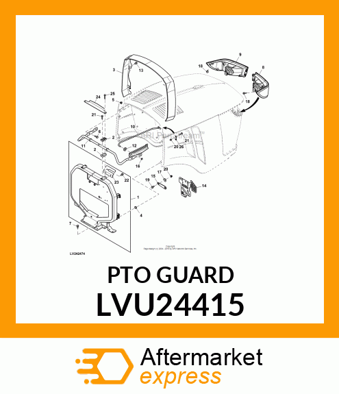 COWL EXTENSION LVU24415