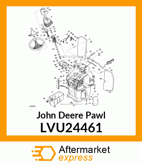 PAWL, TILT STEERING LVU24461