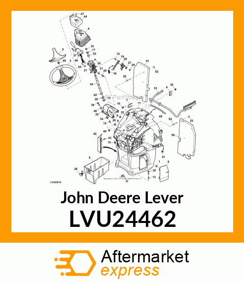 LEVER, TILT STEERING LVU24462