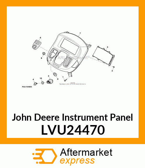 PANEL, INSTRUMENT R LVU24470