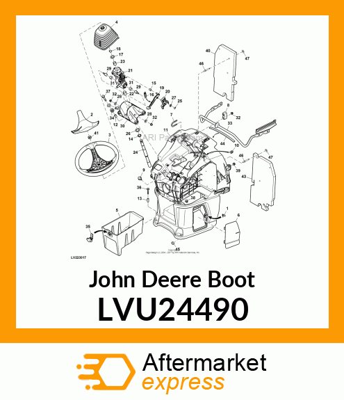 BOOT, STEERING LVU24490