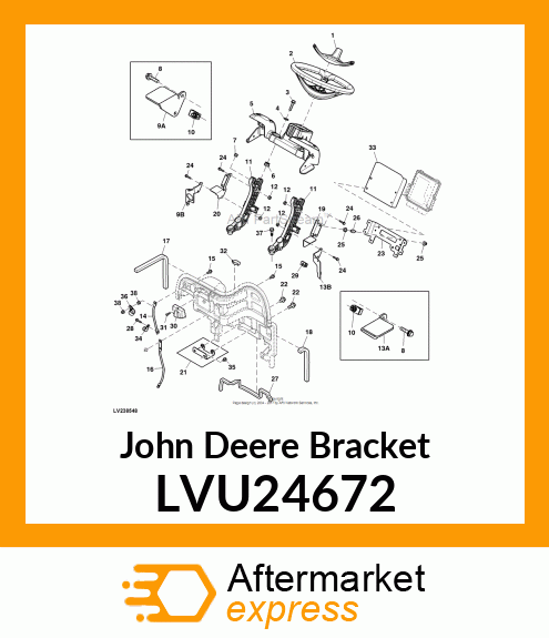 BRACKET, SOUND BARRIER MOUNT LVU24672