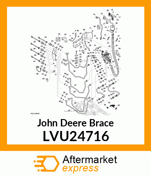 BRACE, SCV CAB SUPPORT LVU24716