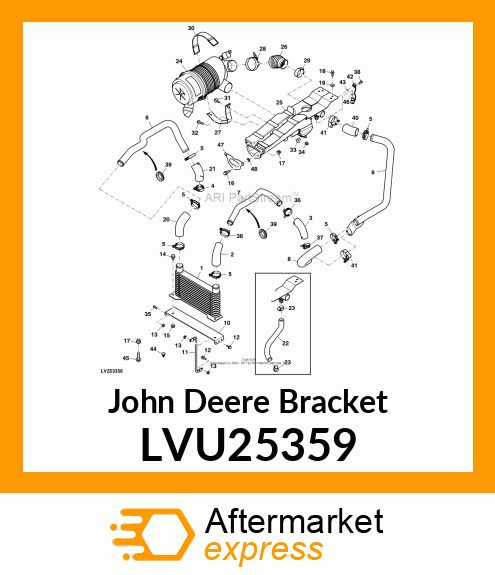 BRACKET, CAC LVU25359