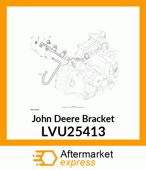 BRACKET, CENTER LINK SUPPORT LVU25413