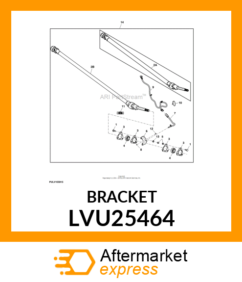 BRACKET, BRACKET, HALL EFFECT SENSO LVU25464