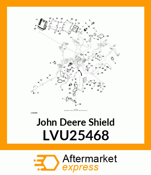 SHIELD, ALTERNATOR 3R LVU25468