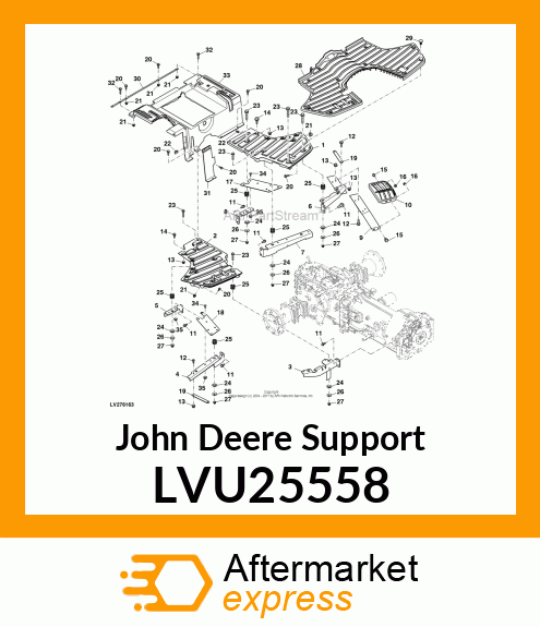 SUPPORT, CLUTCH LVU25558