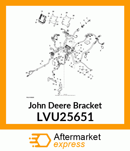 BRACKET, RELAY MOUNTING LVU25651
