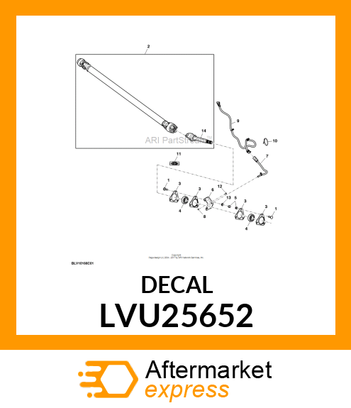 LABEL, LABEL, SENSOR INSTRUCTION LVU25652