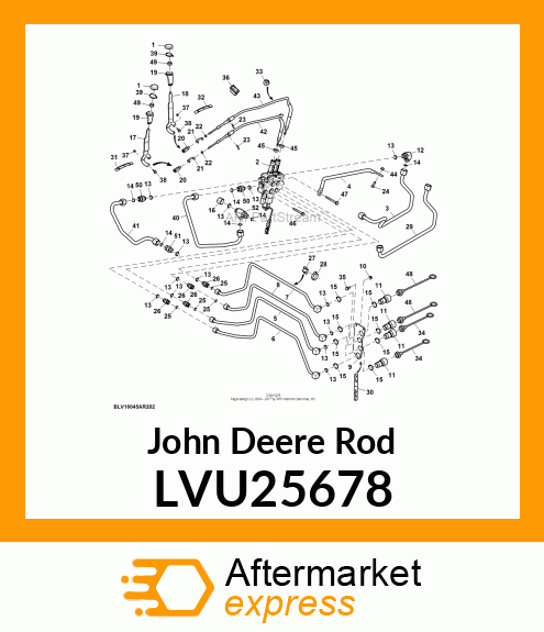 BRACE, DUAL REAR SCV, X40 CAB LVU25678