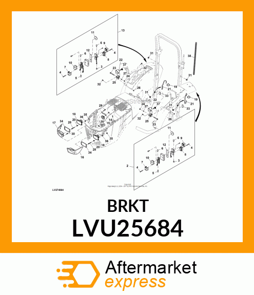 MOUNT, WORKLIGHT LVU25684