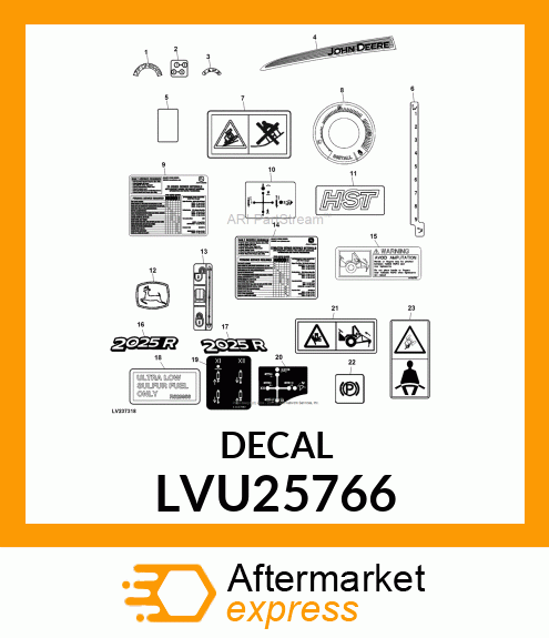 LABEL, HOOD STRIPE RH (2025/2032) LVU25766