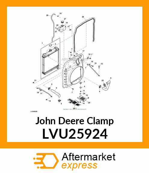 CLAMP, CONSTANT TENSION 44 MM LVU25924