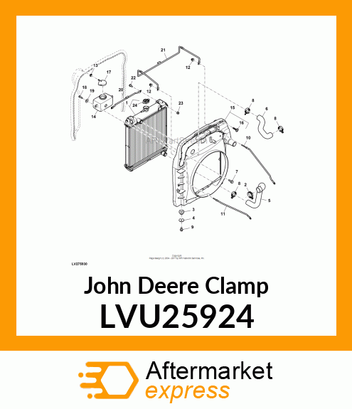 CLAMP, CONSTANT TENSION 44 MM LVU25924