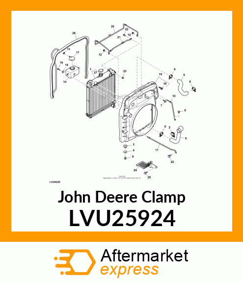 CLAMP, CONSTANT TENSION 44 MM LVU25924