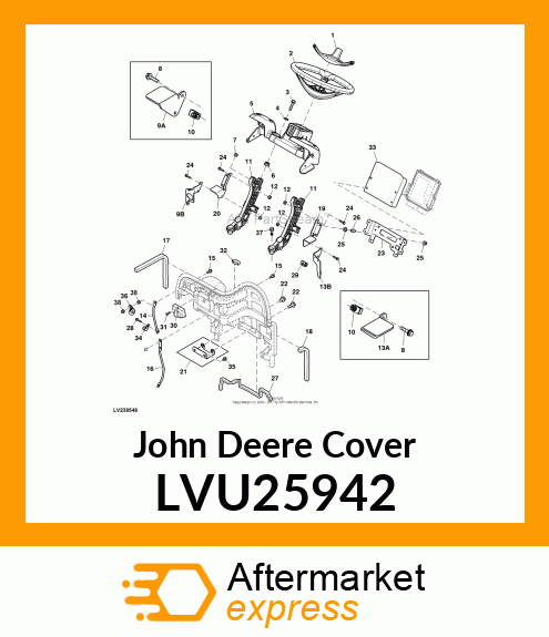 COVER, DELTA P HOSE LVU25942