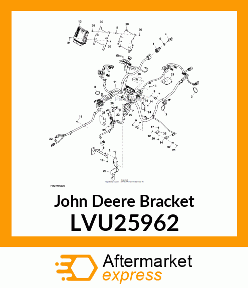 BRACKET, HARNESS SUPPORT 3R LVU25962