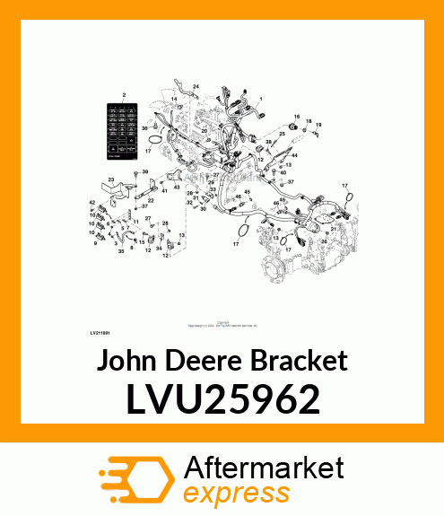 BRACKET, HARNESS SUPPORT 3R LVU25962